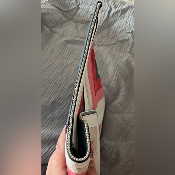 Rebecca Minkoff Leo Chevron Stripe Envelope Clutch - Picture 10 of 11